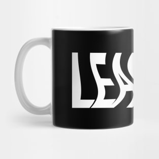 Leaning artistic design Mug